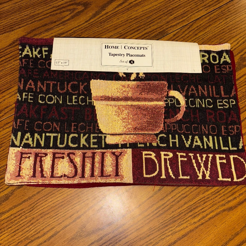Home Concepts tapestry placemats set new